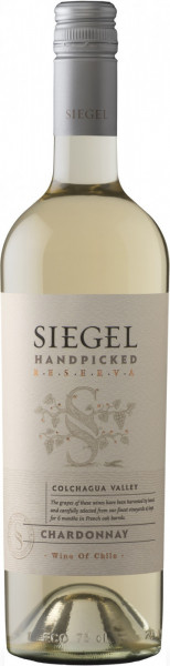 Вино Siegel, "Handpicked" Reserva Chardonnay, 2022