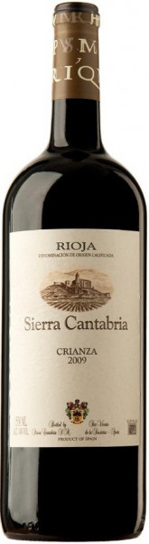 Вино Sierra Cantabria, Crianza, Rioja DOCa, 2009, 1.5 л