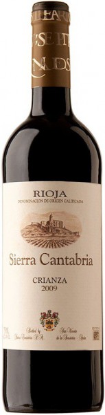 Вино Sierra Cantabria, Crianza, Rioja DOCa, 2009, 0.5 л