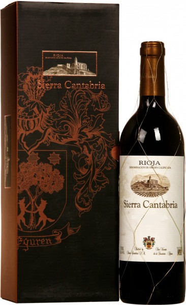 Вино Sierra Cantabria, Crianza, Rioja DOCa, 2009, gift box