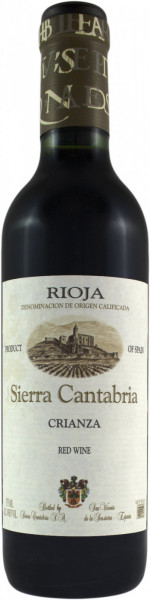 Вино Sierra Cantabria, Crianza, Rioja DOCa, 2012, 0.375 л