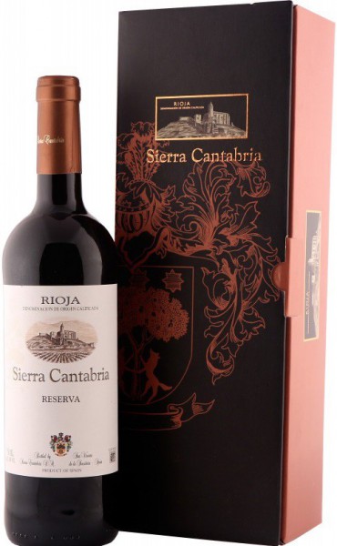 Вино Sierra Cantabria, Reserva, Rioja DOCa, gift box, 2005