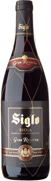 Вино Siglo Gran Reserva, Rioja DOC 2001