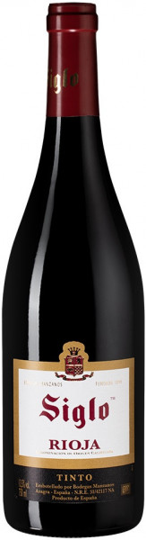 Вино "Siglo" Rioja DOC, 2021