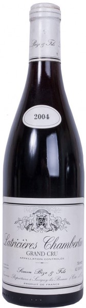 Вино Simon Bize et Fils, Latricieres Chambertin Grand Cru AOC, 2004