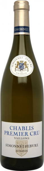 Вино Simonnet-Febvre, Chablis 1-er Cru "Vaillons" AOC, 2008, 0.375 л