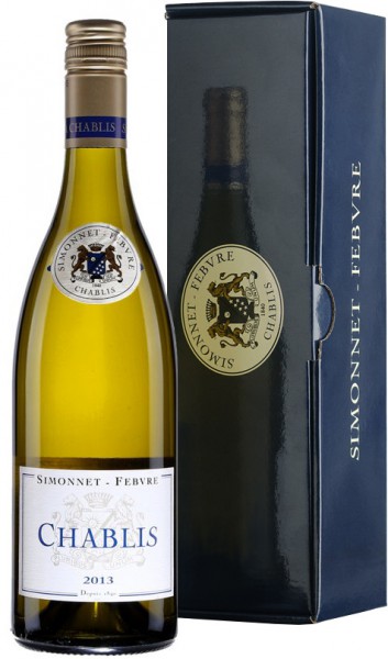 Вино Simonnet-Febvre, Chablis, 2013, gift box