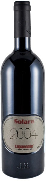 Вино "Solare", Vino da Tavola di Toscana Rosso IGT Sangiovese, 2004, 0.375 л