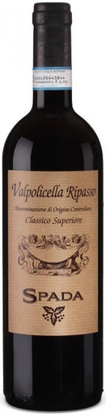 Вино Spada, Valpolicella Ripasso Classico Superiore DOC, 2016