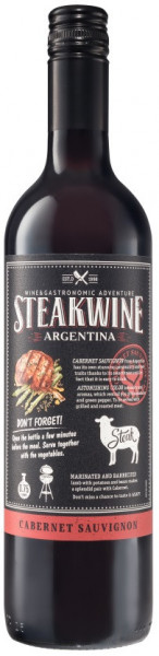 Вино "Steakwine" Cabernet Sauvignon (Black Label), 2021