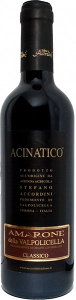 Вино Stefano Accordini, Amarone Classico "Acinatico" DOC, 2008, 0.375 л