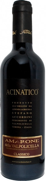 Вино Stefano Accordini, Amarone Classico "Acinatico" DOC, 2020, 375 мл