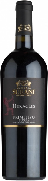 Вино Surani, "Heracles" Primitivo, Puglia IGT, 2014