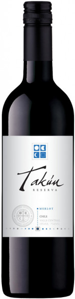 Вино "Takun" Merlot Reserva, 2017
