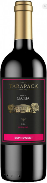 Вино Tarapaca, "Santa Cecilia" Semi-Sweet Red, 2021