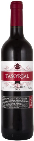 Вино "Taso Real" Tempranillo Dry VdT
