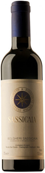 Вино Tenuta San Guido, "Sassicaia", Bolgheri Sassicaia DOC, 2015, 0.375 л