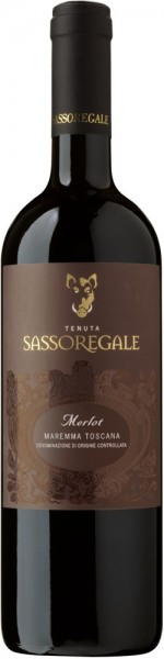 Вино Tenuta Sassoregale, Merlot, Maremma Toscana DOC, 2012