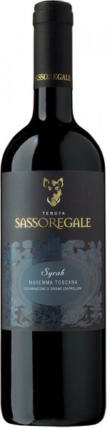 Вино Tenuta Sassoregale, Syrah, Maremma Toscana DOC, 2017