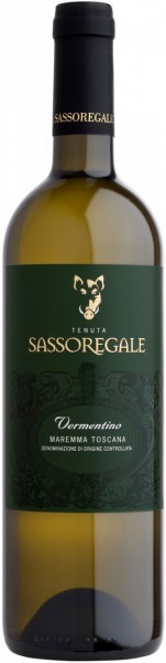 Вино Tenuta Sassoregale, Vermentino, Maremma Toscana DOC 2015