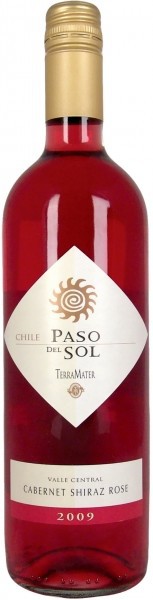 Вино TerraMater  Paso Del Sol Cabernet Shiraz Rose, 2009