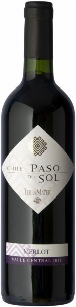 Вино TerraMater, "Paso Del Sol" Merlot, 2011