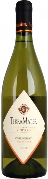 Вино TerraMater Vineyard Chardonnay, 2008, 0.375 л