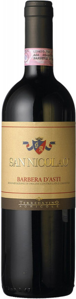 Вино Terre da Vino, "San Nicolao", Barbera d'Asti DOCG, 2017
