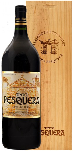 Вино "Tinto Pesquera" Reserva, Ribera del Duero DO, 2008, wooden box, 1.5 л
