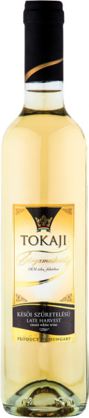 Вино Tokaji Kereskedohaz, Tokaji Sargamuskotaly Late Harvest, 0.5 л