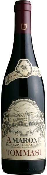 Вино Tommasi, Amarone della Valpolicella Classico DOC, 2007, 0.375 л