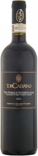 Вино "TorCalvano" Vino Nobile di Montepulciano DOCG, 2012