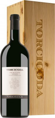 Вино "Torcicoda" Primitivo, Salento IGT, 2012, wooden box, 1.5 л