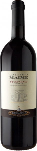 Вино Tormaresca, "Masseria Maime" Negroamaro, Salento IGT, 2013