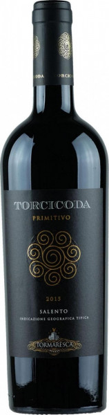 Вино Tormaresca, "Torcicoda" Primitivo, Salento IGT, 2015