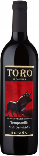 Вино "Toro De Castilla" Tempranillo Semidulce
