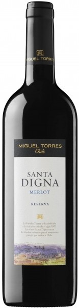Вино Torres, "Santa Digna" Merlot, 2008