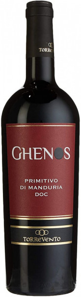 Вино Torrevento, "Ghenos", Primitivo di Manduria DOC, 2017