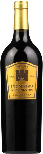 Вино "Torri d'Oro" Primitivo di Manduria DOC, 2017