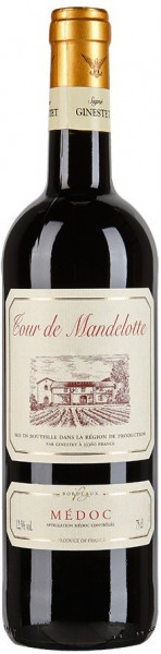Вино "Tour de Mandelotte" Medoc AOC, 2018