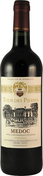 Вино "Tour des Pierres" Rouge Sec, Medoc AOC
