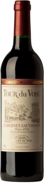 Вино "Tour du Vosc" Cabernet Sauvignon, Vin de Pays d'Oc, 2011