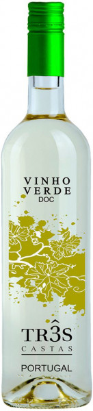 Вино "Tres Castas" Vinho Verde DOC, 2018