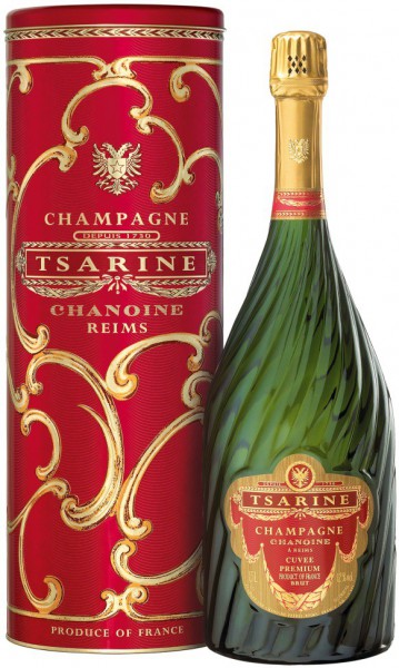 Вино "Tsarine", Cuvee Premium Brut, gift box, 1.5 л