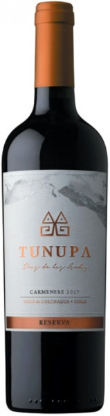 Вино "Tunupa" Carmenere Reserva, 2017