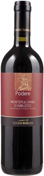 Вино Umani Ronchi, "Podere" Montepulciano d'Abruzzo, 2012