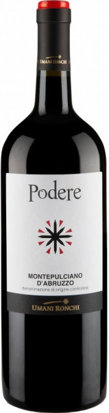 Вино Umani Ronchi, "Podere" Montepulciano d'Abruzzo, 2016, 1.5 л