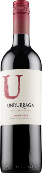 Вино Undurraga, Carmenere, Central Valley, 2018