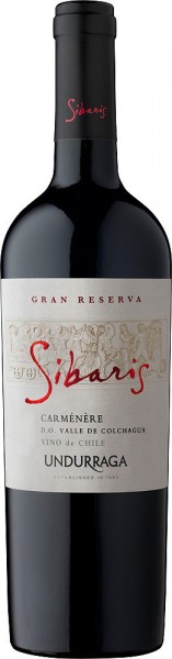Вино Undurraga, "Sibaris" Carmenere Gran Reserva, Valle de Colchagua DO, 2014