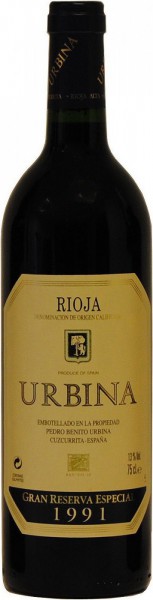 Вино Urbina, Gran Reserva, Rioja DOC, 1991
